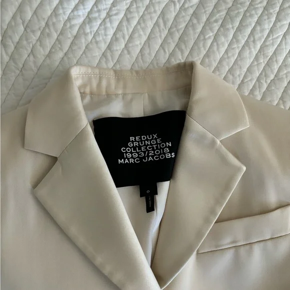 Marc Jacobs Redux Grunge Collection 1993/2018 Blazer size xs/us 0 - Picture 4 of 12